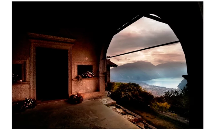 Blick von der kleinen Kirche San Pietro | © APT Garda Trentino, Garda Trentino 