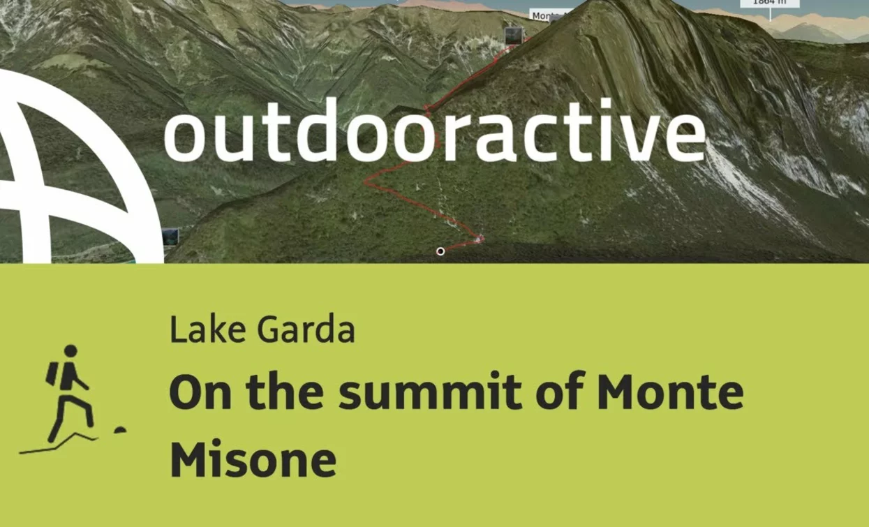 mountain hike at Lake Garda: On the summit of Monte Misone | © Outdooractive – 3D Videos