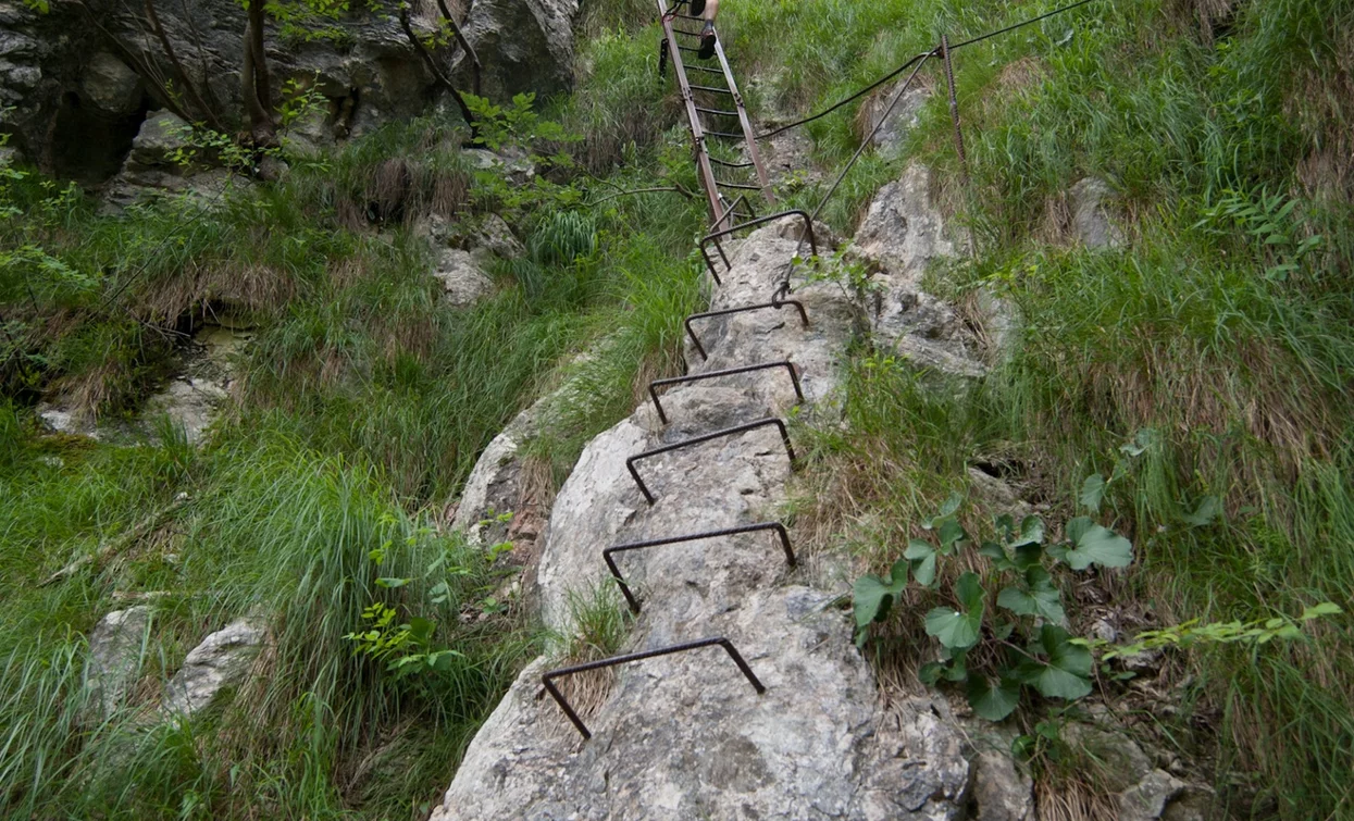 La parte della "via ferrata" vicino a Santa Barbara | © Archivio APT Garda Trentino, Garda Trentino 