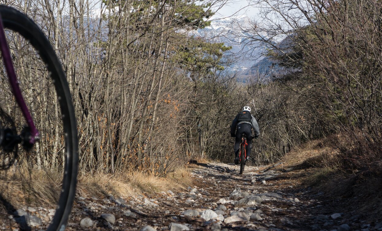 The dirt road near the archaeological area of Cavedine | © Archivio Garda Trentino (ph. Marco Giacomello), Garda Trentino 