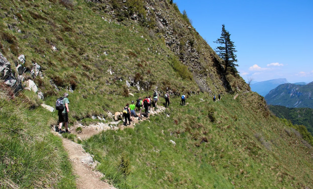 Von Bocca Saval zur Schutzhütte Nino Pernici | © N. Pellegrini, Garda Trentino 