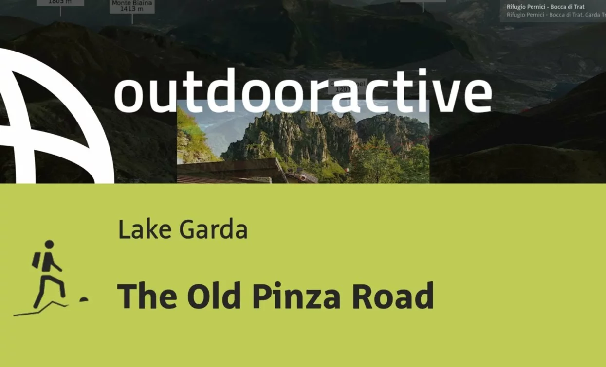 escursione in montagna al Lago di Garda: la vecchia Strada Pinza | © Outdooractive – Flyover Videos