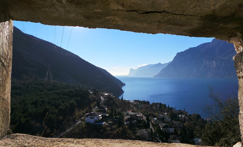Die "Blaue Linie" des Garda Trentino