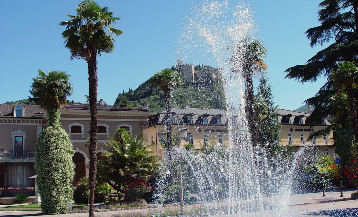 Das Zentrum von Arco, am Ende der ersten Etappe | © Archivio Garda Trentino, Garda Trentino