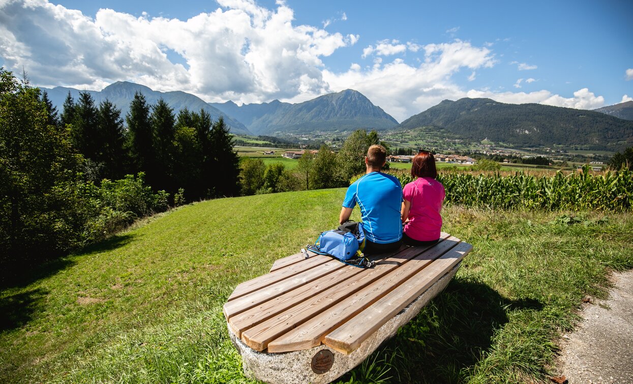 Panchina del Sentiero della Patata | © Fototeca Trentino Sviluppo foto di A. Russolo, North Lake Garda Trentino 