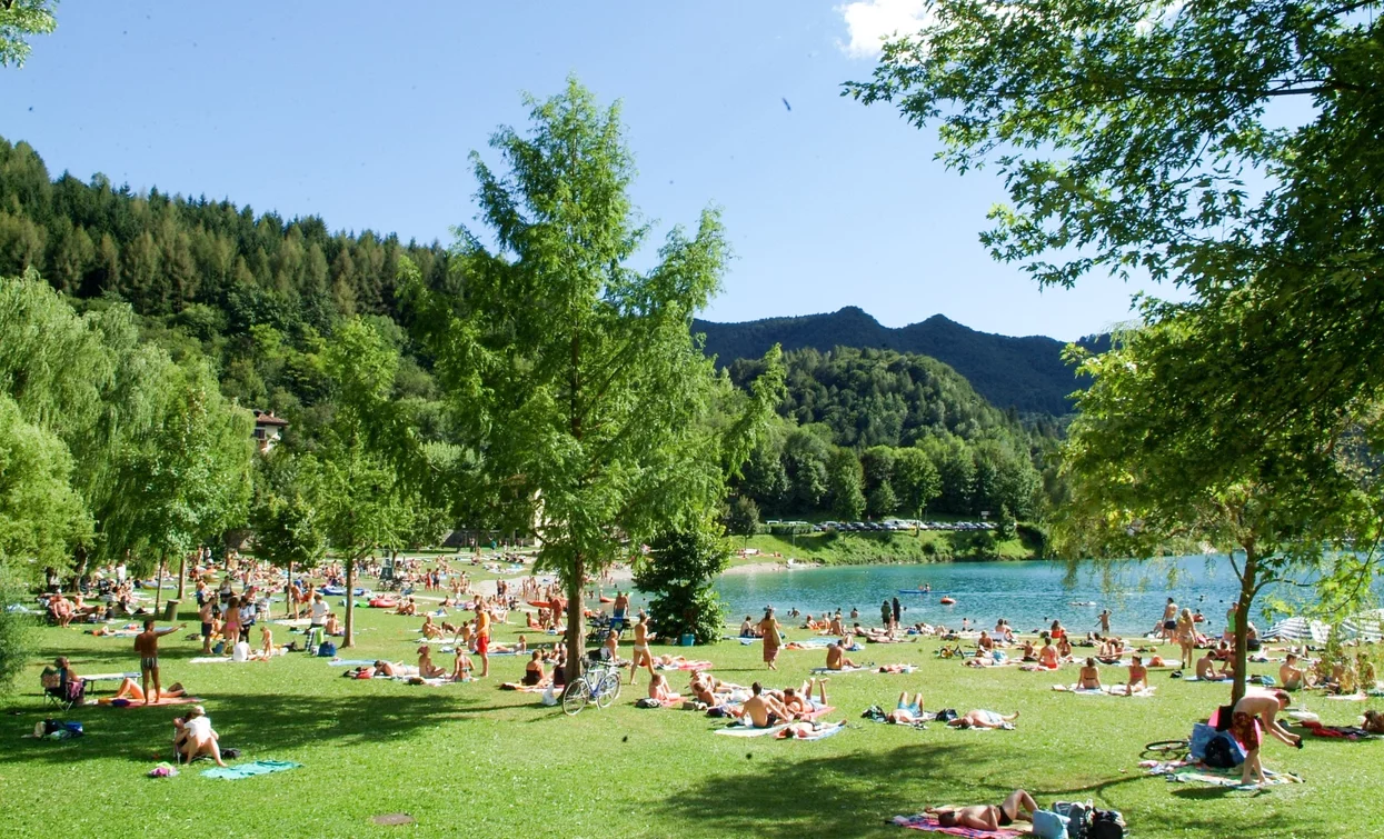 Spiaggia di Besta a Molina di Ledro | © Fotografica Bartoli, Garda Trentino 