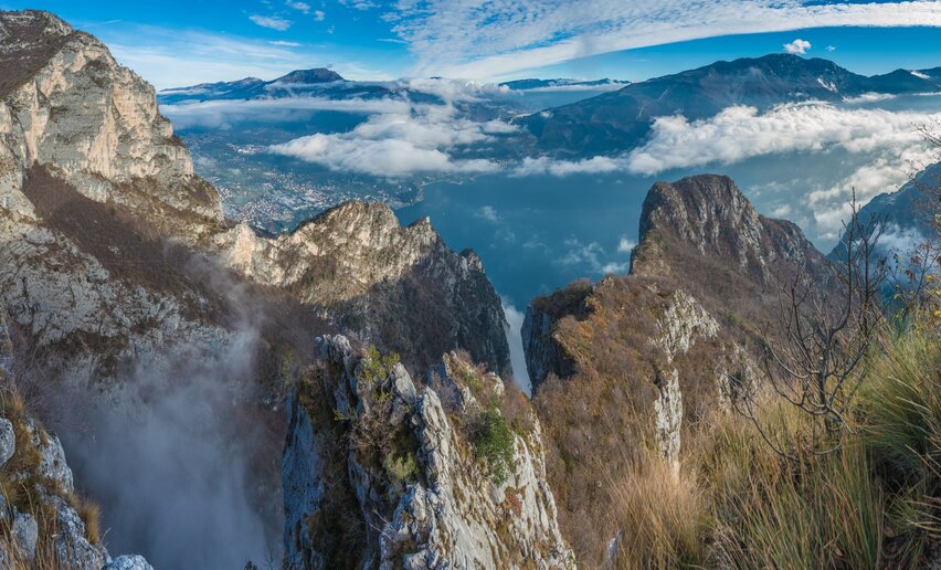 Blick von der Cima Rocca | © G.P. Calzà ©APT Garda Trentino , Garda Trentino  Blick von der Cima Rocca | © G.P. Calzà ©APT Garda Trentino , Garda Trentino
