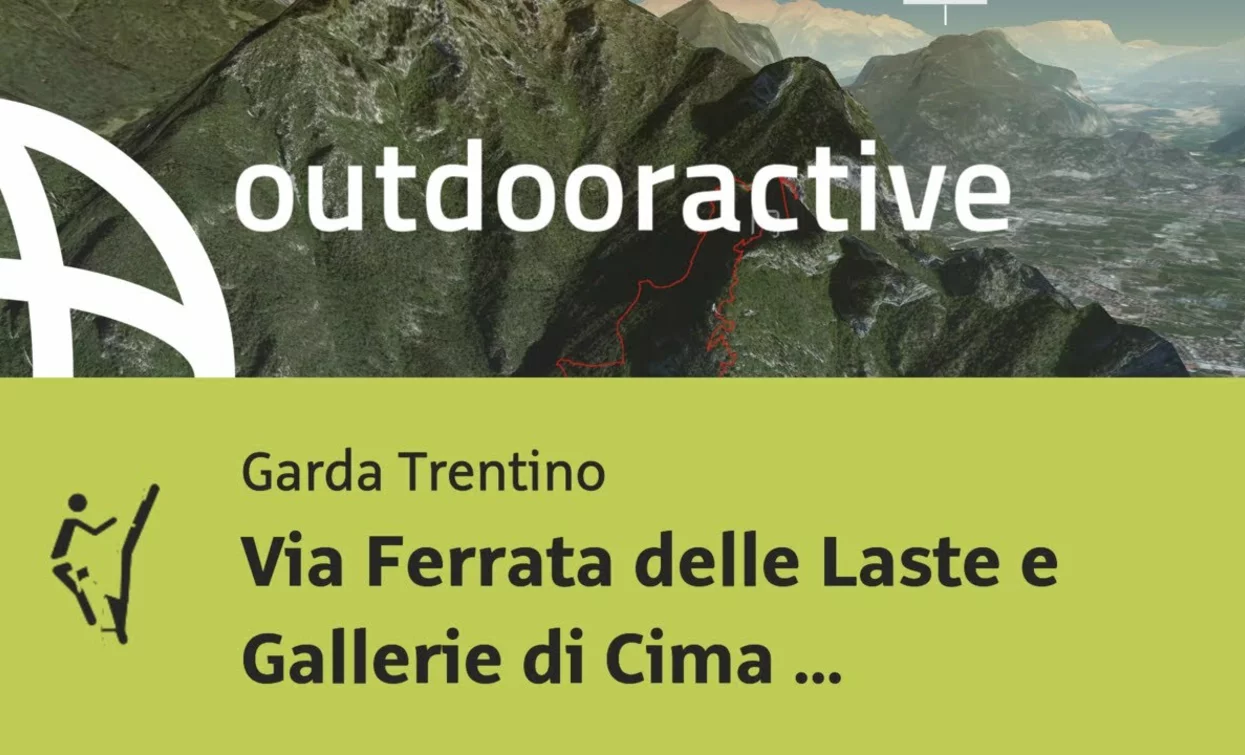 Klettersteig am Gardasee: Via Ferrata delle Laste e Gallerie di Cima Rocca | © Outdooractive – Flyover Videos