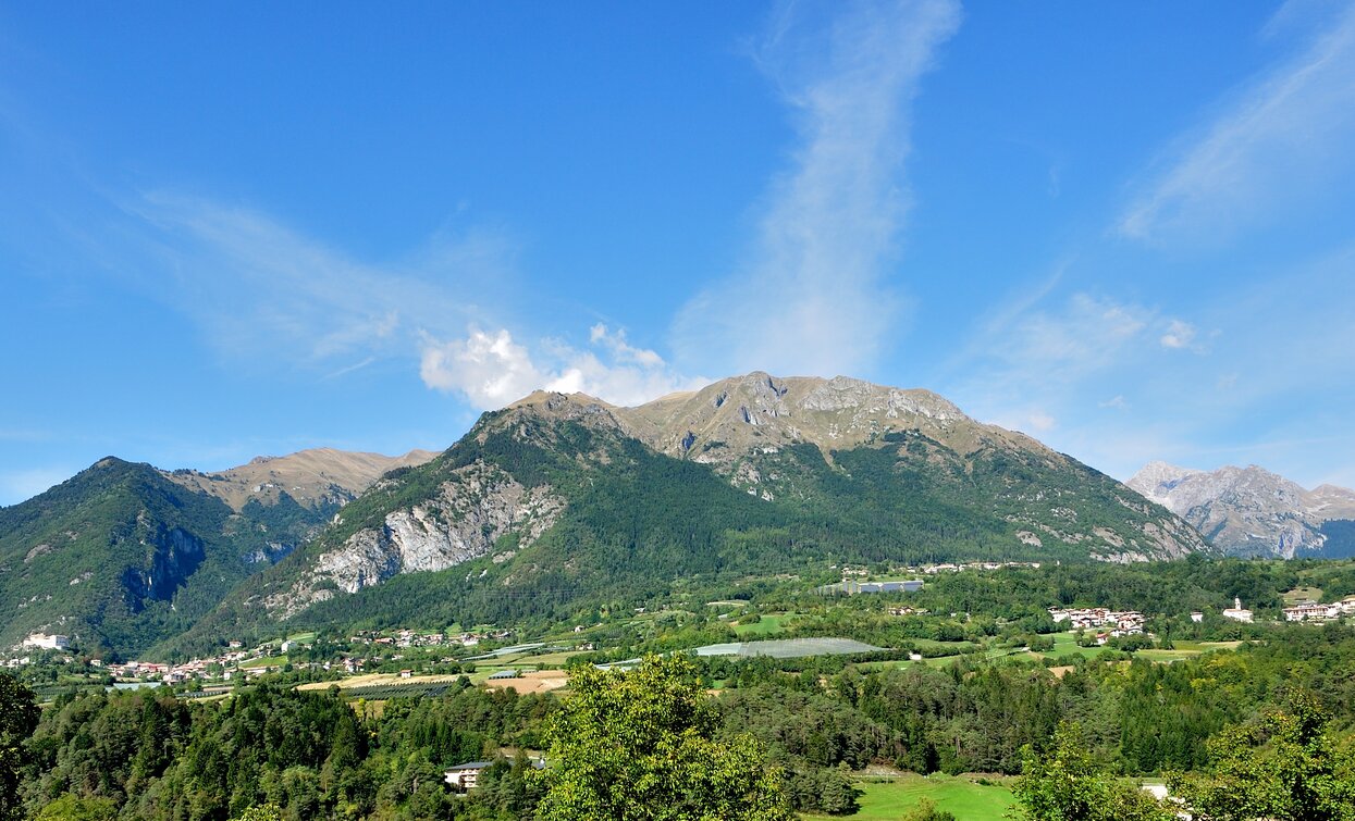 Vista su Stenico e Seo | © Associazione Giovane Judicaria, Garda Trentino 