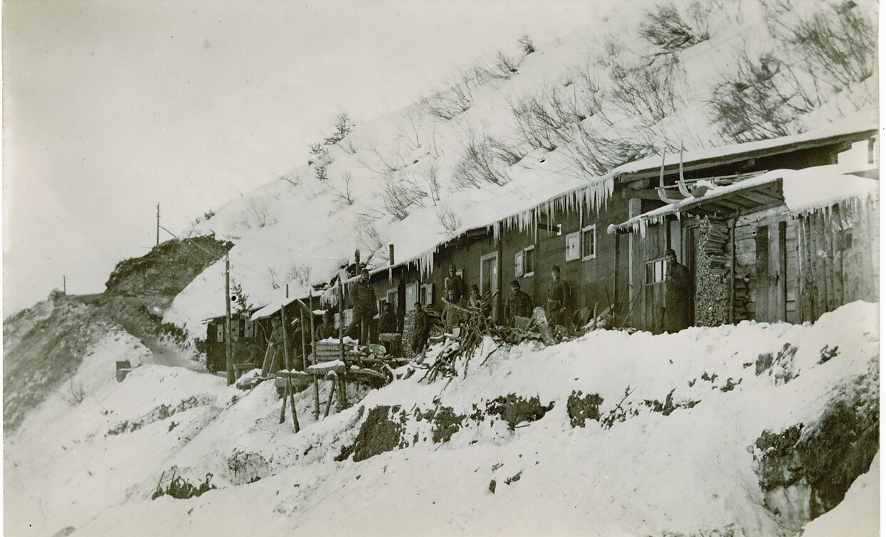 Foto vintage: soldati al fronte | © Staff Outdoor Garda Trentino AC, Garda Trentino 