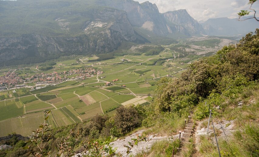Abstieg - Abschnitt mit Seil | © Archivio APT Garda Trentino, Garda Trentino