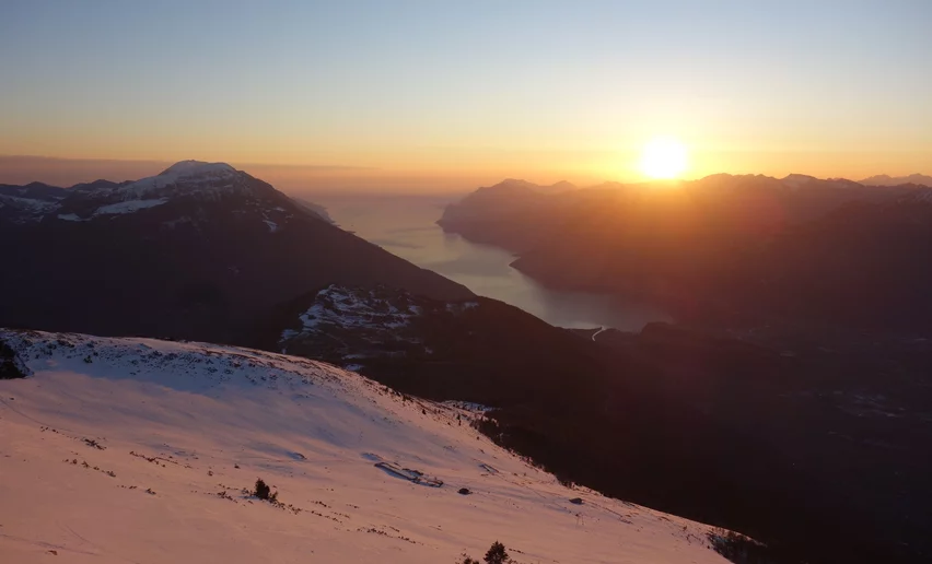 Sonnenuntergang vom Monte Stivo | © Garda Trentino