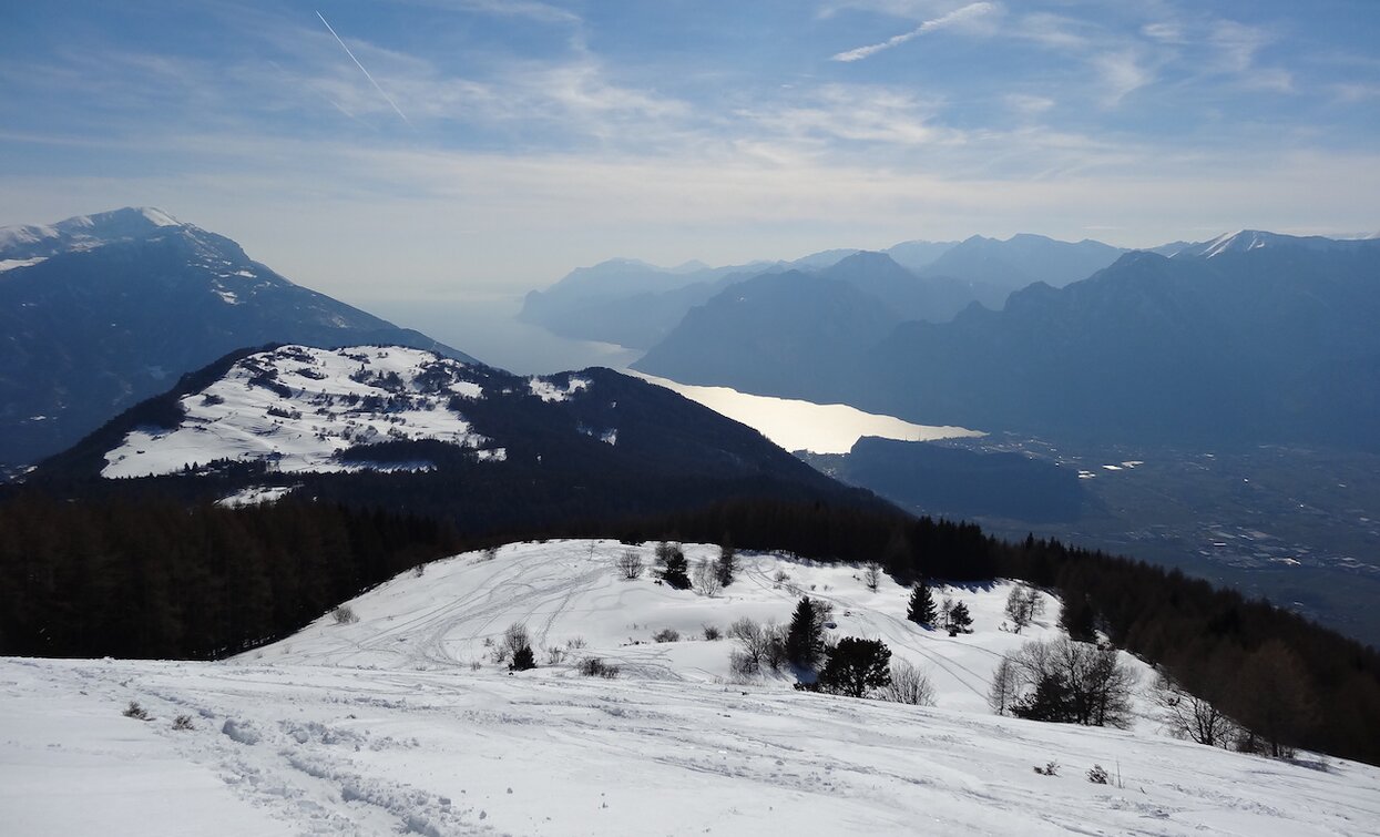 Poco oltre la sella di quota 1480m | © Ale Beber, Garda Trentino 