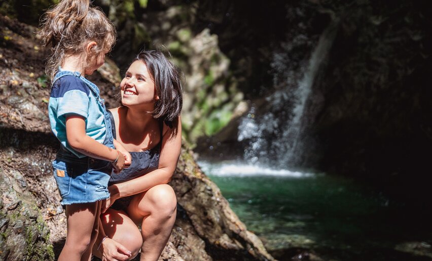 Walk to the Gorg D'Abiss waterfall | © Alice Russolo, Garda Trentino 