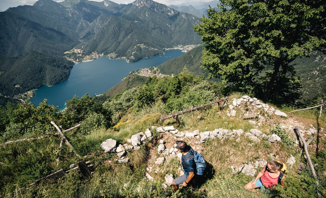 Schützengräben des Ersten Weltkriegs in Dromaé | © Archivio Garda Trentino (ph. Alice Russolo), Garda Trentino