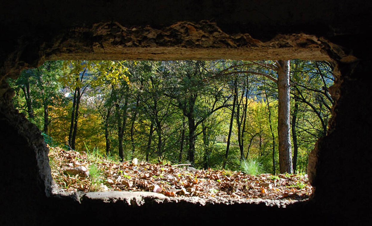View from the trench | © Voglino e Porporato, Garda Trentino 