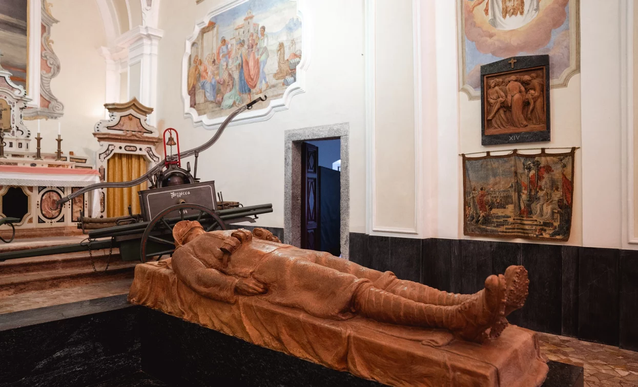 Il sacrario militare presso la Chiesa di Santo Stefano di Bezzecca | © Alice Russolo, Garda Trentino 