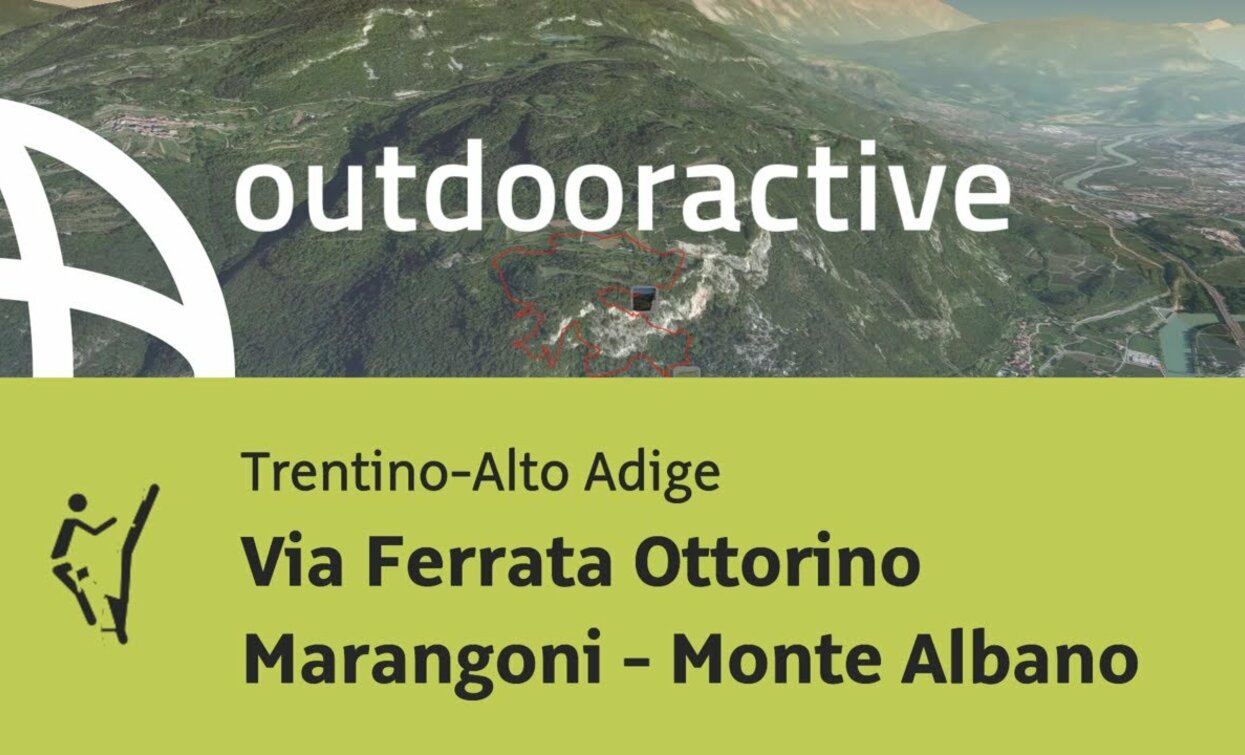 via ferrata a Rovereto, Vallagarina, Altopiano di Brentonico: Via Ferrata ... | © Outdooractive – Flyover Videos