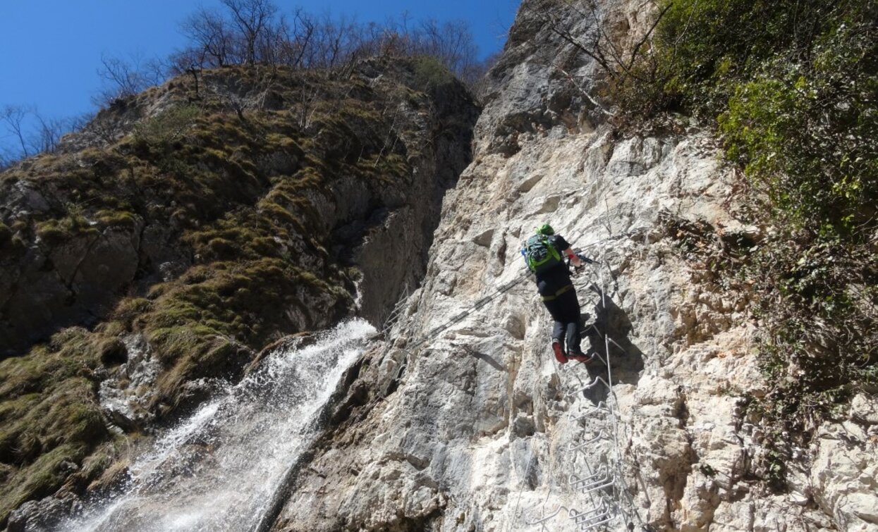 Via Ferrata Signora delle Acque - Ballino | © Ralf Stute - www.via-ferrata.de, Garda Trentino 