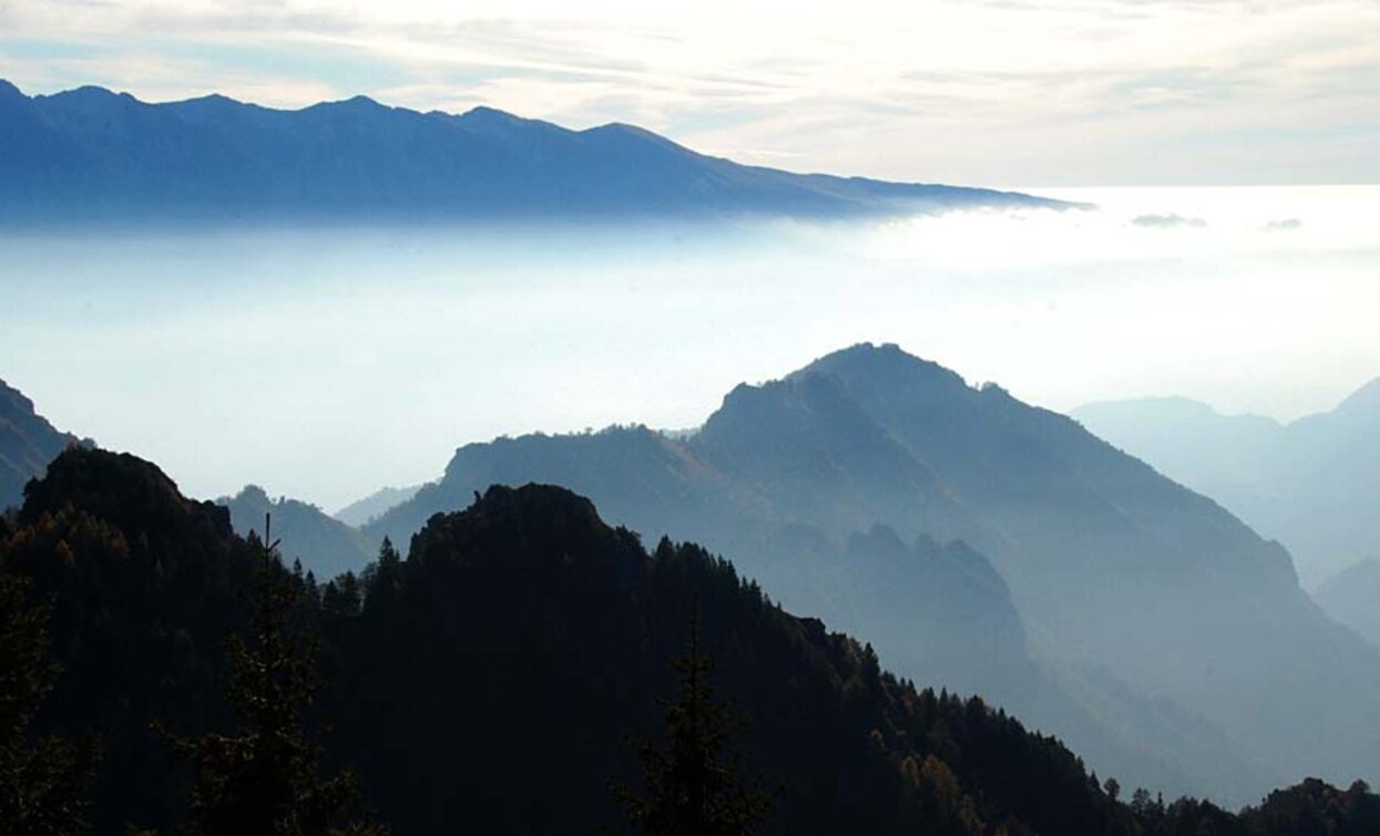 View from the Bocca di Val Marza | © Voglino e Porporato, Garda Trentino
