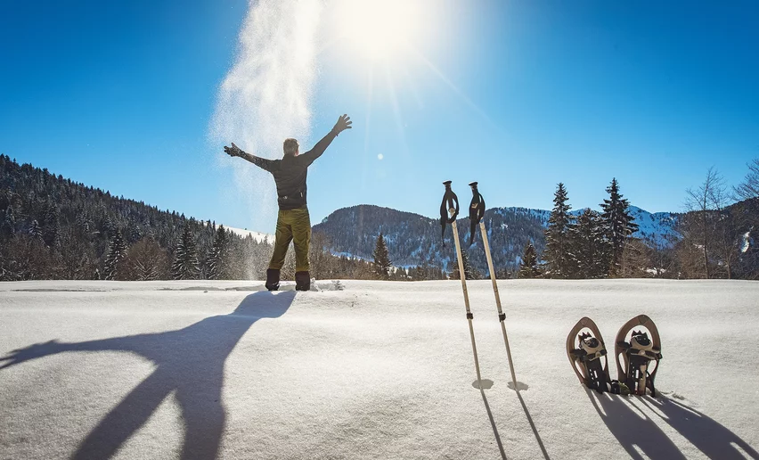 Schneeschuhwanderung am Tremalzo | © Tommaso Prugnola, Garda Trentino Schneeschuhwanderung am Tremalzo | © Tommaso Prugnola, Garda Trentino