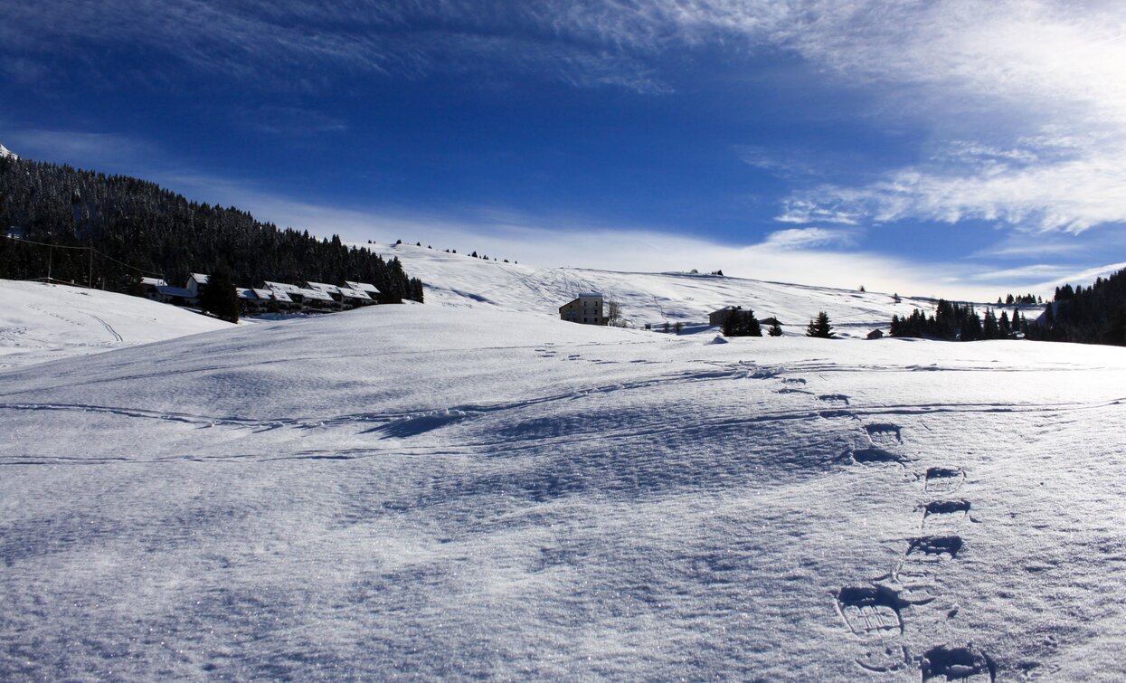 Spuren im Schnee | © Stefania Oradini, Garda Trentino