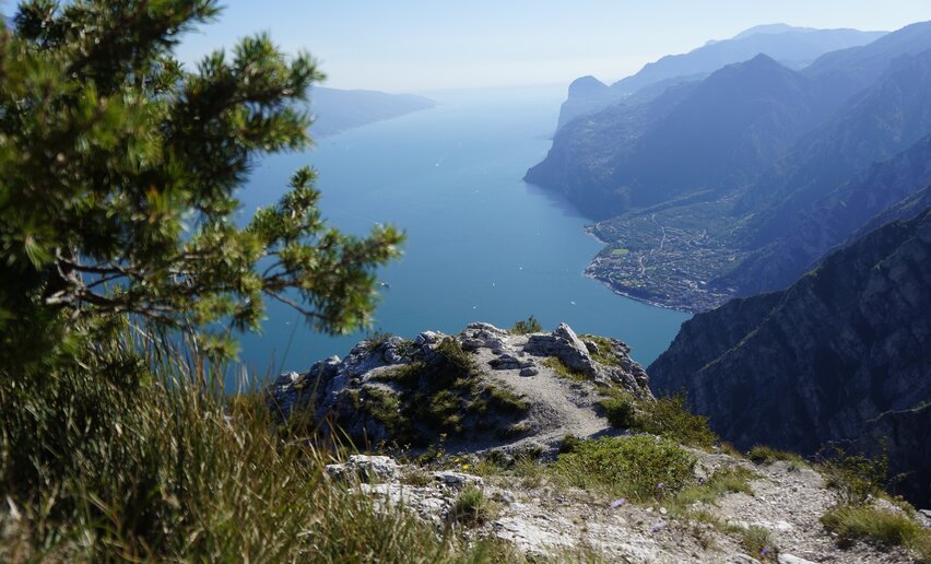 Der Blick von Punta Larici | © M. Giacomello, North Lake Garda Trentino 