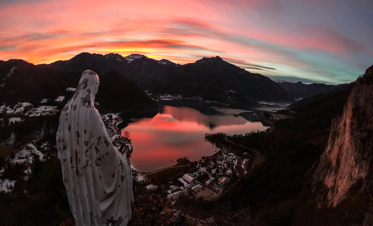 Tramonto dalla Madonnina di Besta | © Giorgio Dubini, Garda Trentino 