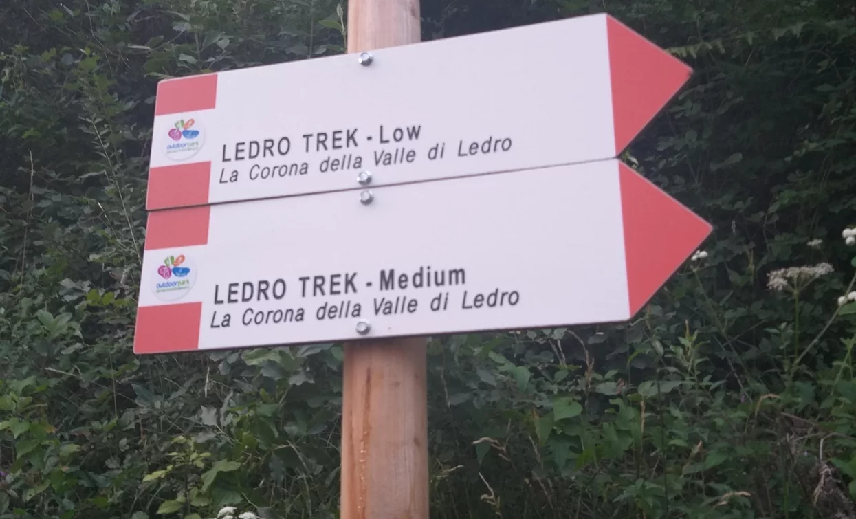 Wegweiser Ledro Trek | © Staff Outdoor Garda Trentino AC, Garda Trentino 