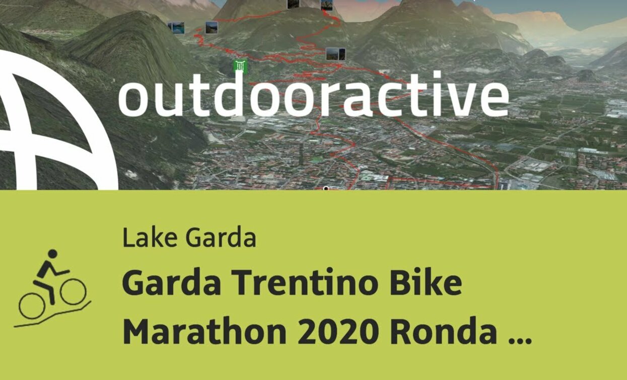 mountain biking trail at Lake Garda: Garda Trentino Bike Marathon 2020 Ronda Piccola | © Outdooractive – Flyover Videos