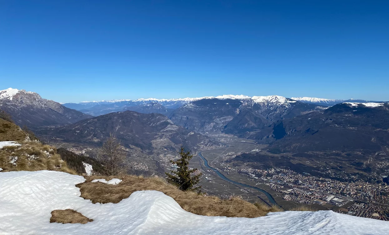 view of the upper Vallagarina | © Staff Outdoor Apt Rovereto Vallagarina Monte Baldo, Garda Trentino