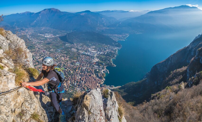 Via Ferrata dell'Amicizia | © G.P. Calzà, Garda Trentino  Via Ferrata dell'Amicizia | © G.P. Calzà, Garda Trentino
