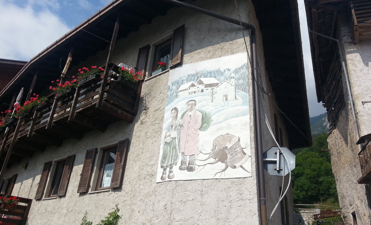 Murales di Balbido - gli emigranti | © Staff Outdoor Garda Trentino VN, Garda Trentino 