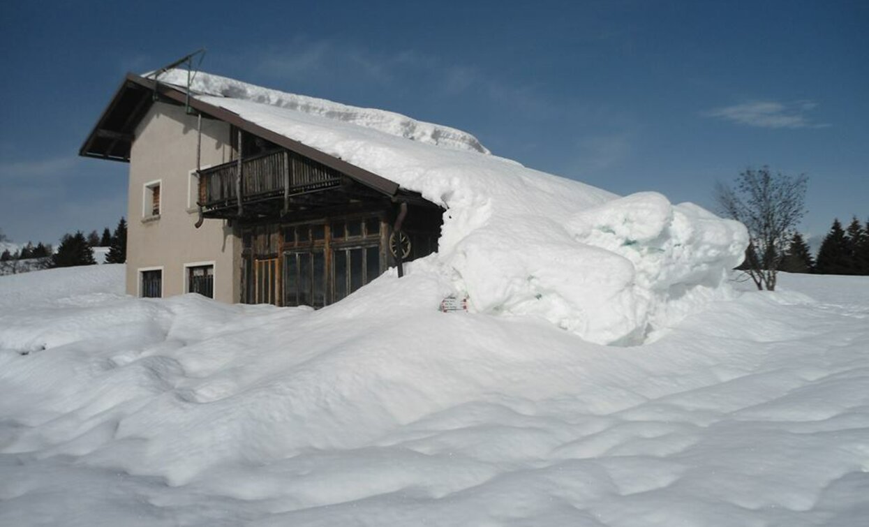 Malga Stabio im Winter | © APT Terme di Comano Dolomiti di Brenta, Garda Trentino 