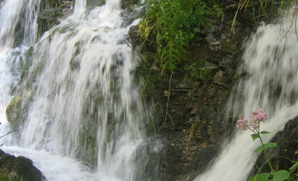 The waterfalls of the Rio Bianco in Stenico | © Fototrekking, Garda Trentino