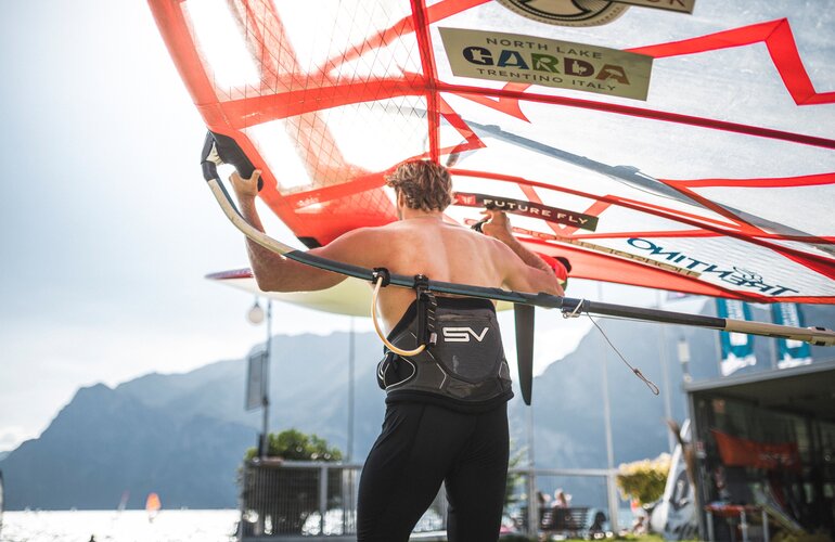 Windsurfing at Lake Garda
