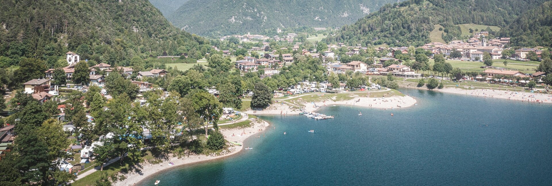 Panorama Lake Ledro - Lake Garda