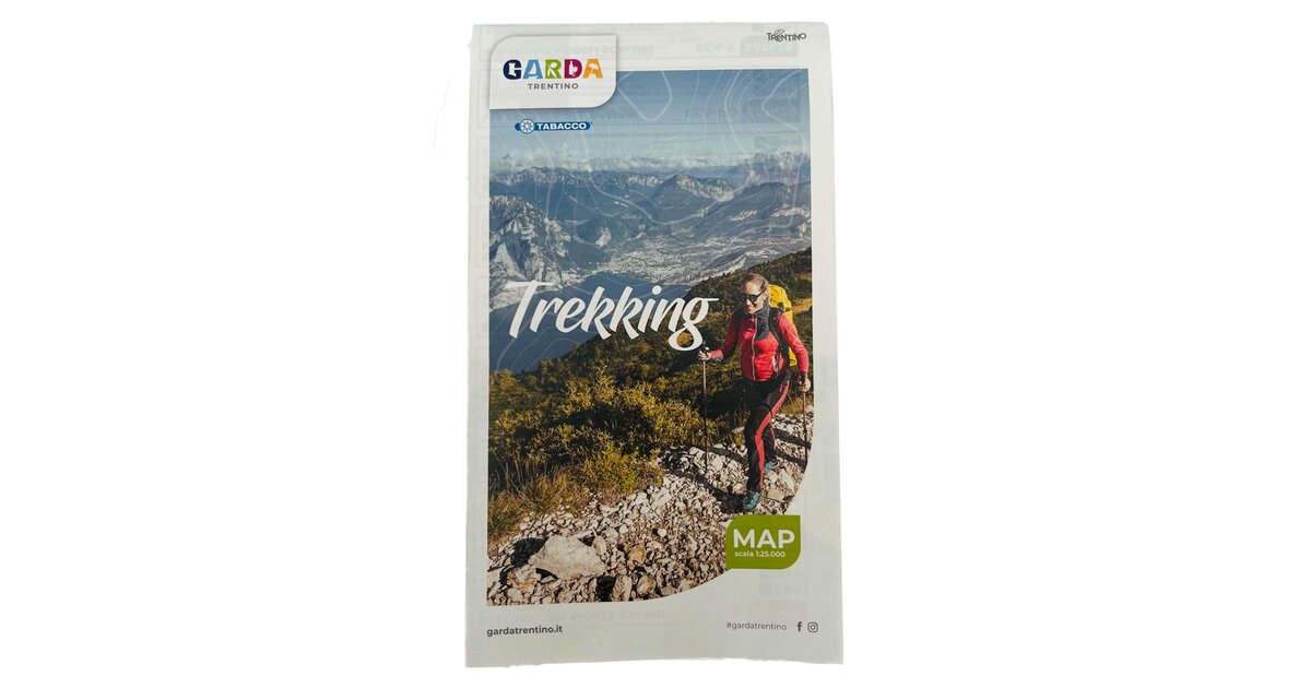 Mappa Trekking Lago di Garda