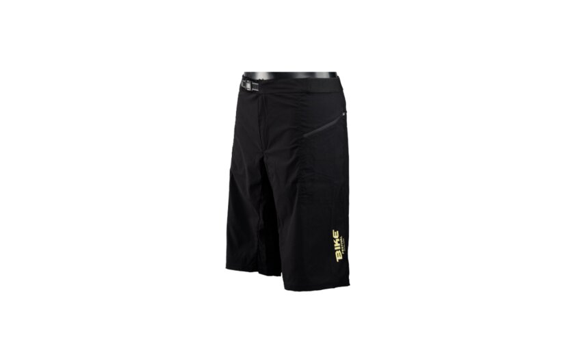 Schwarze Radhosen mit Seitentaschen. Ideal für sportliche Aktivitäten im Freien. Schwarze Radhosen mit Seitentaschen. Ideal für sportliche Aktivitäten im Freien.