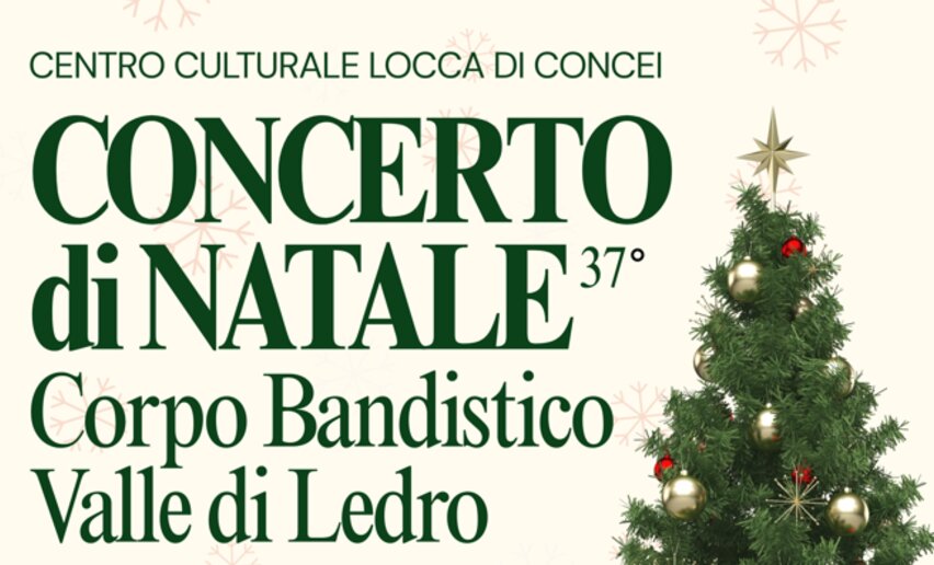 Concerto di Natale con la banda della Val di Ledro