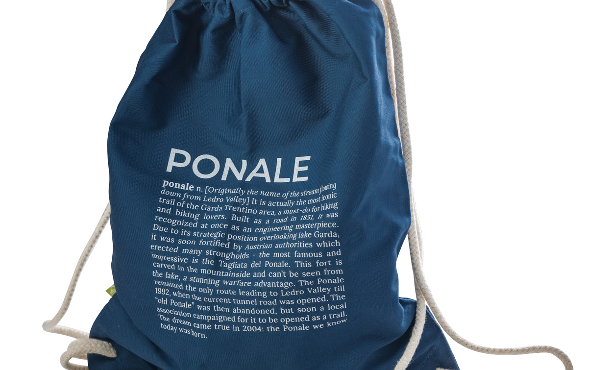 Tasche Ponale Petrolblau - Gardasee