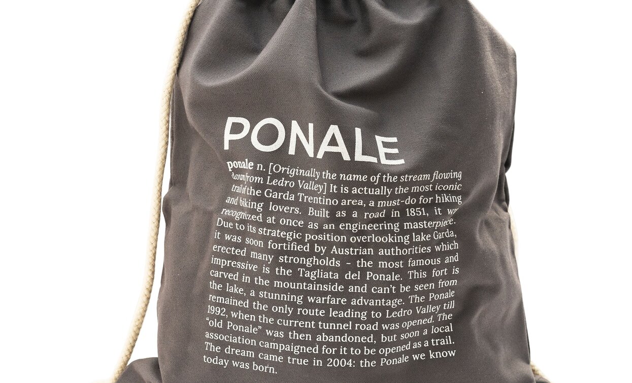 Tasche Ponale Grau - Gardasee